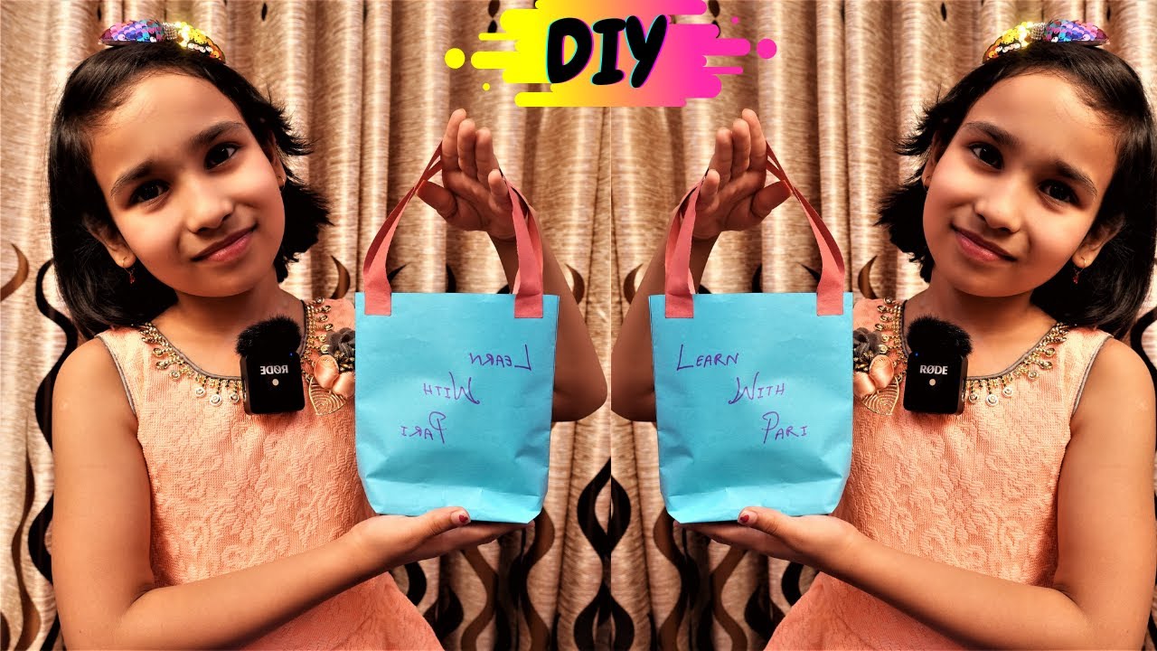 You are currently viewing DIY Paper Bag/ Making Paper Bag