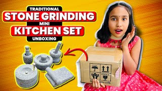 Tiny Treasures: Pari’s Miniature Stone Kitchen Set Unboxing! 🪨🍲