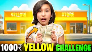 Read more about the article Shopping Only Yellow Items Challenge 💛 Rs 1000 Budget | LearnWithPari