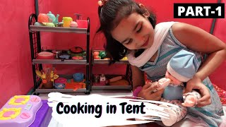 Read more about the article 🍳 Cooking in a Tent – Part 1: Doll Masterchefs!
