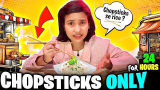 Eating with Chopsticks for 24 Hours 🥢