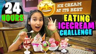 24 Hours Ice Cream Challenge!!🍨