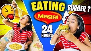 I Only Ate MAGGI for 24 Hours Food Challenge 🍜😂