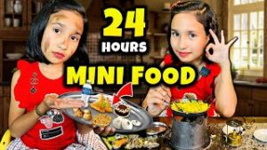 Read more about the article 🍽️ Eating Only MINI FOOD for 24 Hours Challenge! 😋