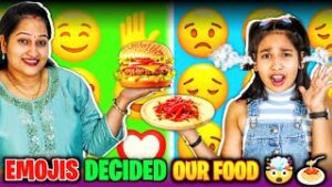 Read more about the article Emojis Decide What We Eat!🍟🍩 | Fun Food Challenge 😄