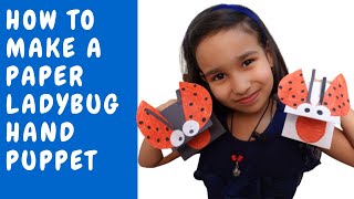 You are currently viewing 🐞 How to Make a Paper Ladybug Hand Puppet | Paper Crafts | DIY Fun