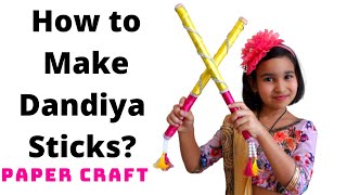 Read more about the article How to Make Dandiya Sticks from Waste Newspaper | Best Out of Waste for Navratri