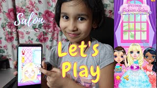 Princess Fashion Salon Game Online Play 👑💄 | Salon Game Mobile App Fun!