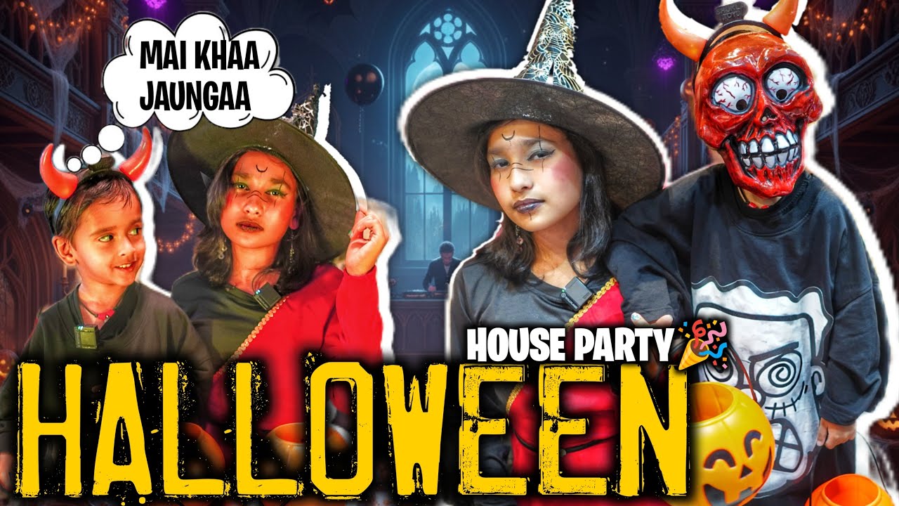 Read more about the article 🎃 Halloween House Party 2025 Vlog 🧛‍♀️👻 | Costumes, Candy & Crazy Fun! 🍭