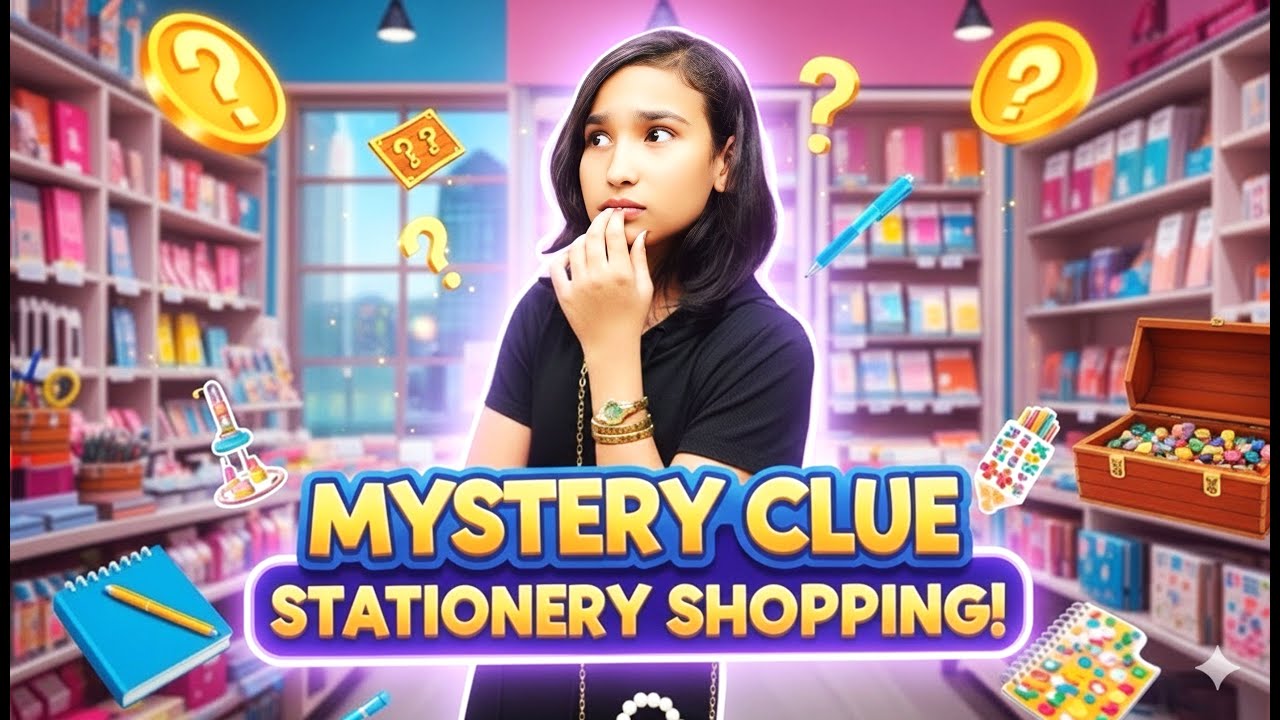 Read more about the article 🎉 Mystery Clue Stationery Shopping Challenge! 😱🛍️