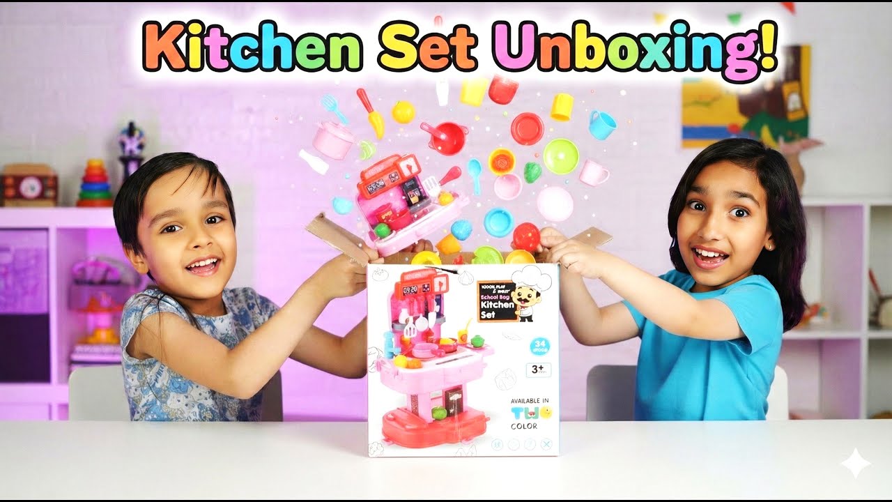 Read more about the article OMG! School Bag Turns Into a Kitchen Set?! 🤯 Unboxing + Pretend Play!