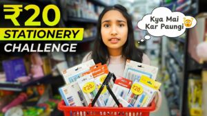 Read more about the article Stationery Under ₹20 Challenge! | Super Cheap Finds 💸