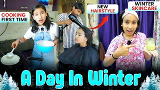❄️ My Winter Daily Routine 😍 | Glow Skin ✨ New Hair Style 💇‍♂️ | Study 📚 | Food 🍜 | Fun 🎮