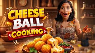 😱 Real Mini Cooking! Crispy Cheese Balls 🧀🔥 So Cute!