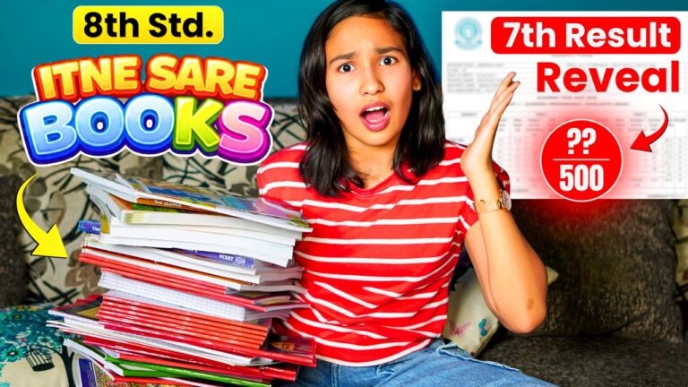 NEW Academic Books Unboxing + My SHOCKING 7th Marks Reveal! 😭🔥