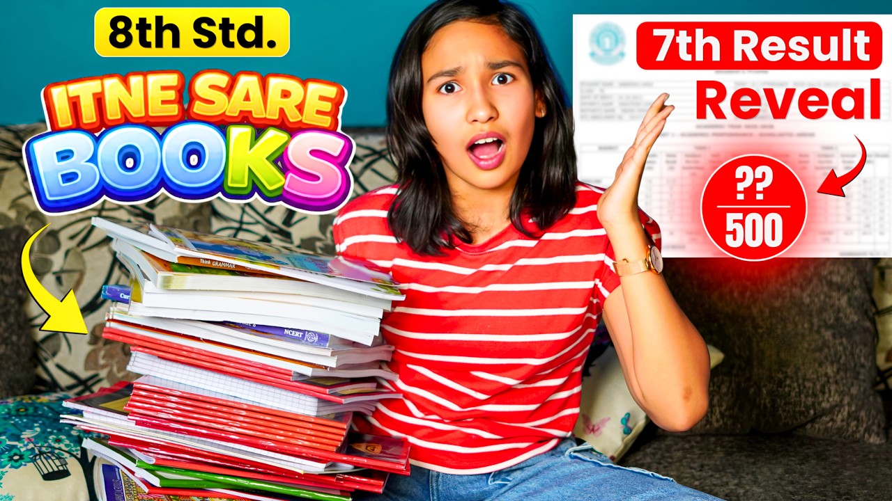 Read more about the article NEW Academic Books Unboxing + My SHOCKING 7th Marks Reveal! 😭🔥