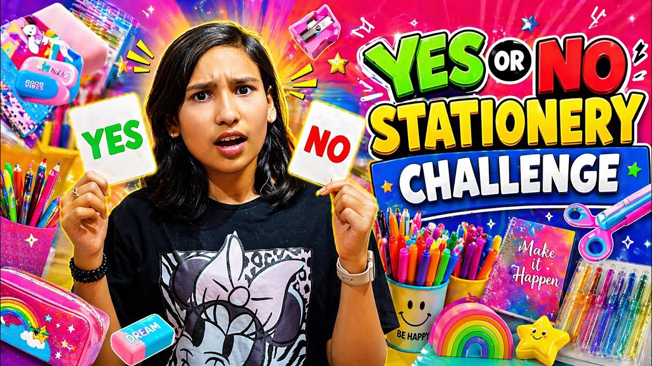Read more about the article YES 😱 or NO 😭 Stationery Challenge!!