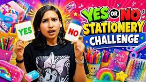 Read more about the article YES 😱 or NO 😭 Stationery Challenge!!