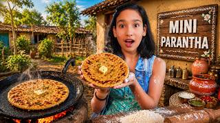 🥔🧀 So Cute!! Real Mini Aloo Paratha Recipe 🔥