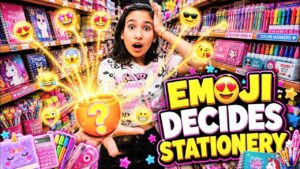Read more about the article Emoji Decides My Stationery Shopping Challenge! 😱✏️ Can I Buy My Favorite Items?